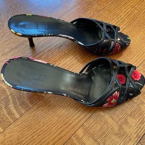 Gucci multicolor color heels